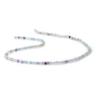 3mm Fluorite Micro Faceted Round Beads 15 inch 142 pieces - Beadsofcambay.com