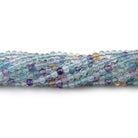 3mm Fluorite Micro Faceted Round Beads 15 inch 142 pieces - Beadsofcambay.com
