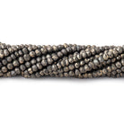 3mm Golden Pyrite Faceted Rondelle Beads 13 inch 154 pieces - Beadsofcambay.com