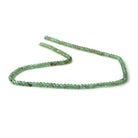 3mm Green Kyanite Micro Faceted Rondelle Beads 12.5 inch 138 pieces - Beadsofcambay.com