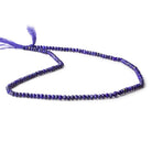 3mm Lapis Lazuli micro faceted rondelles 12.5 inch 45 beads - Beadsofcambay.com