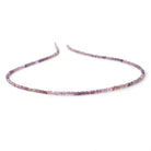3mm Multi Color Spinel Faceted Rondelle Beads 16.25 inch 325 pieces - Beadsofcambay.com