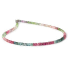 3mm Multi Color Tourmaline faceted rondelle Beads 14 inch 175 pieces - Beadsofcambay.com