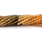 3mm Multi Color Tourmaline Micro Faceted Round Beads 12.25 inch 114 pieces - Beadsofcambay.com