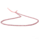 2.5mm Pink Sapphire Micro Faceted Rondelle Beads 13 inch 181 pieces AA - Beadsofcambay.com