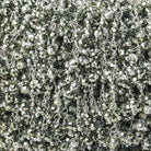 3mm Pyrite micro-faceted round Silver Dangling Chain by the foot - Beadsofcambay.com