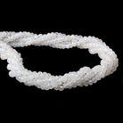 3mm Rainbow Moonstone faceted rondelle beads 13 inch 115 pieces - Beadsofcambay.com
