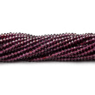 3mm Rhodolite Garrnet micro faceted disc rondelle beads 12.5 inch 155 pieces AAA - Beadsofcambay.com