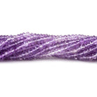 3mm Shaded Amethyst Faceted Rondelle Beads 13.5 inch 186 pieces - Beadsofcambay.com