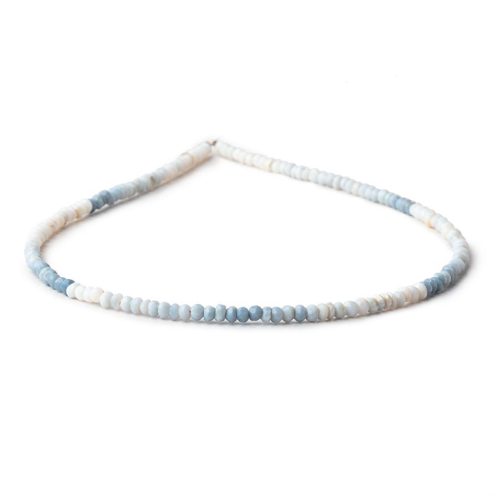 3mm Shaded Owyhee Deonim Opal Faceted Rondelle Beads 13 inch 160 pieces - Beadsofcambay.com