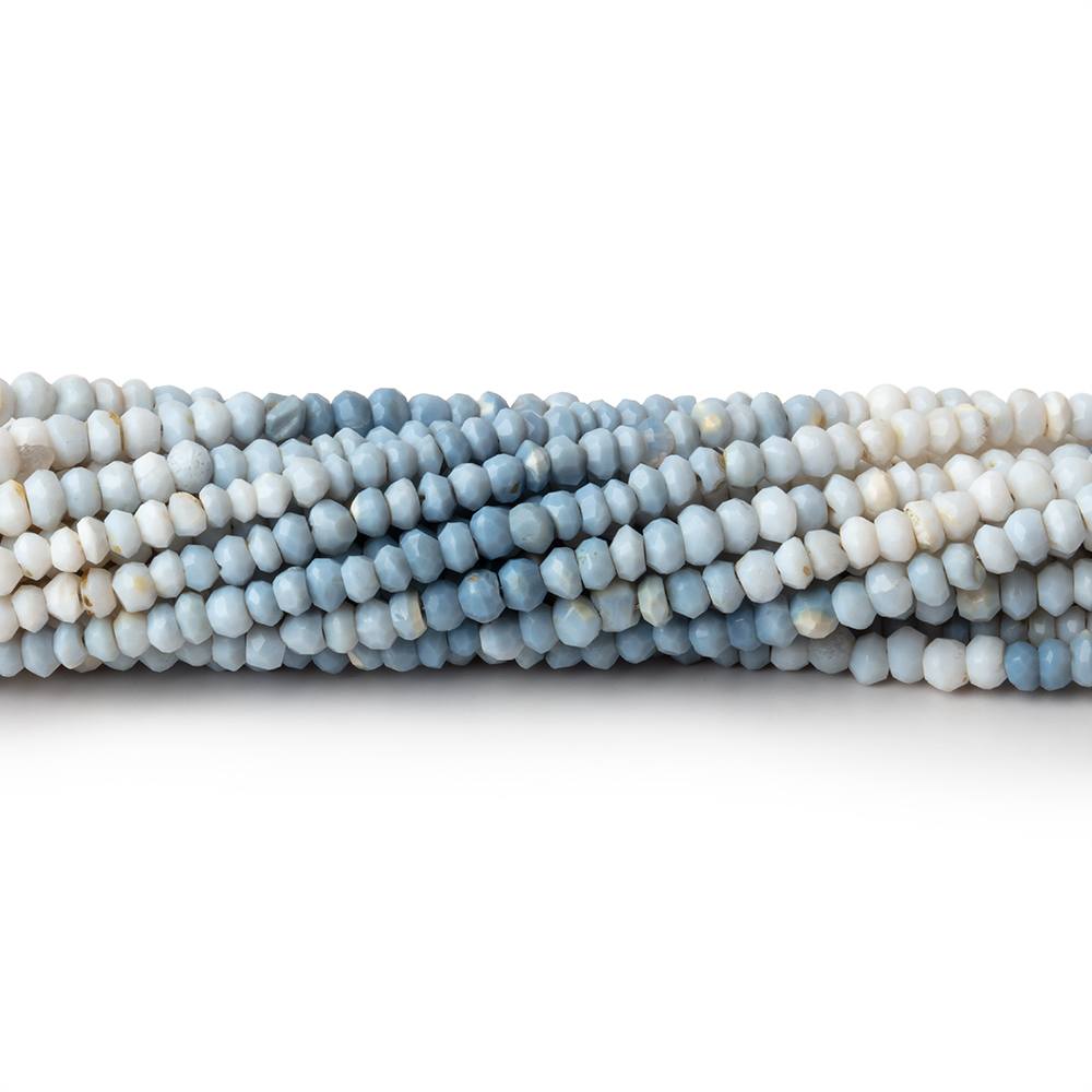 3mm Shaded Owyhee Deonim Opal Faceted Rondelle Beads 13 inch 160 pieces - Beadsofcambay.com