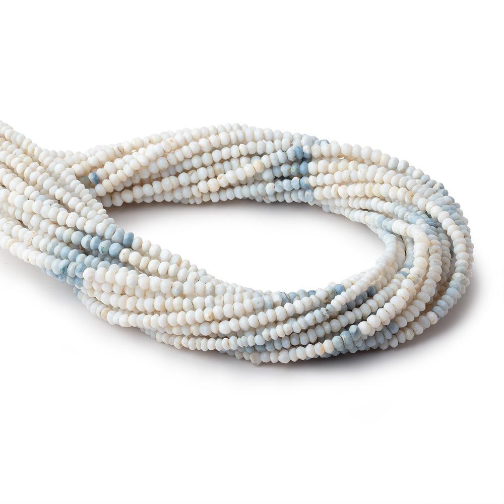 3mm Shaded Owyhee Natural Opal Faceted Rondelle Beads 13 inch 145 pieces - Beadsofcambay.com