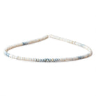 3mm Shaded Owyhee Natural Opal Faceted Rondelle Beads 13 inch 145 pieces - Beadsofcambay.com