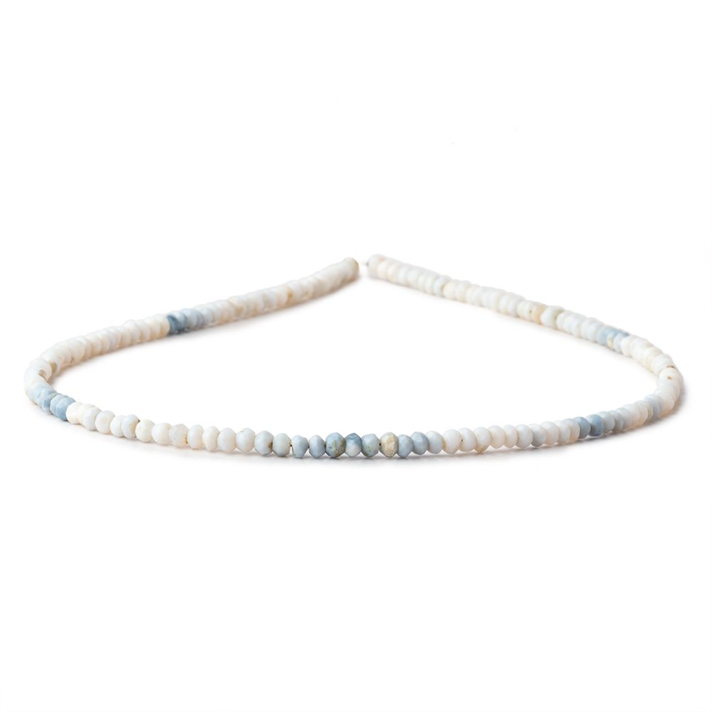 3mm Shaded Owyhee Natural Opal Faceted Rondelle Beads 13 inch 145 pieces - Beadsofcambay.com