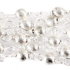3mm Silver plated Brushed Round Silver plated Chain by the foot - Beadsofcambay.com
