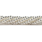 3mm Sterling Silver Plain Round 8 inch 68 beads - Beadsofcambay.com