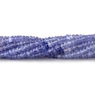 3mm Tanzanite Faceted Rondelle Beads 16 inch 225 pieces - Beadsofcambay.com