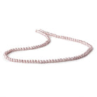 3mm Teal Rose Shell Pearl micro faceted round beads 13 inch 133 pieces - Beadsofcambay.com