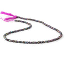 3mm Violet Mystic Spinel Faceted Rondelle Beads 13 inches 150 pieces - Beadsofcambay.com
