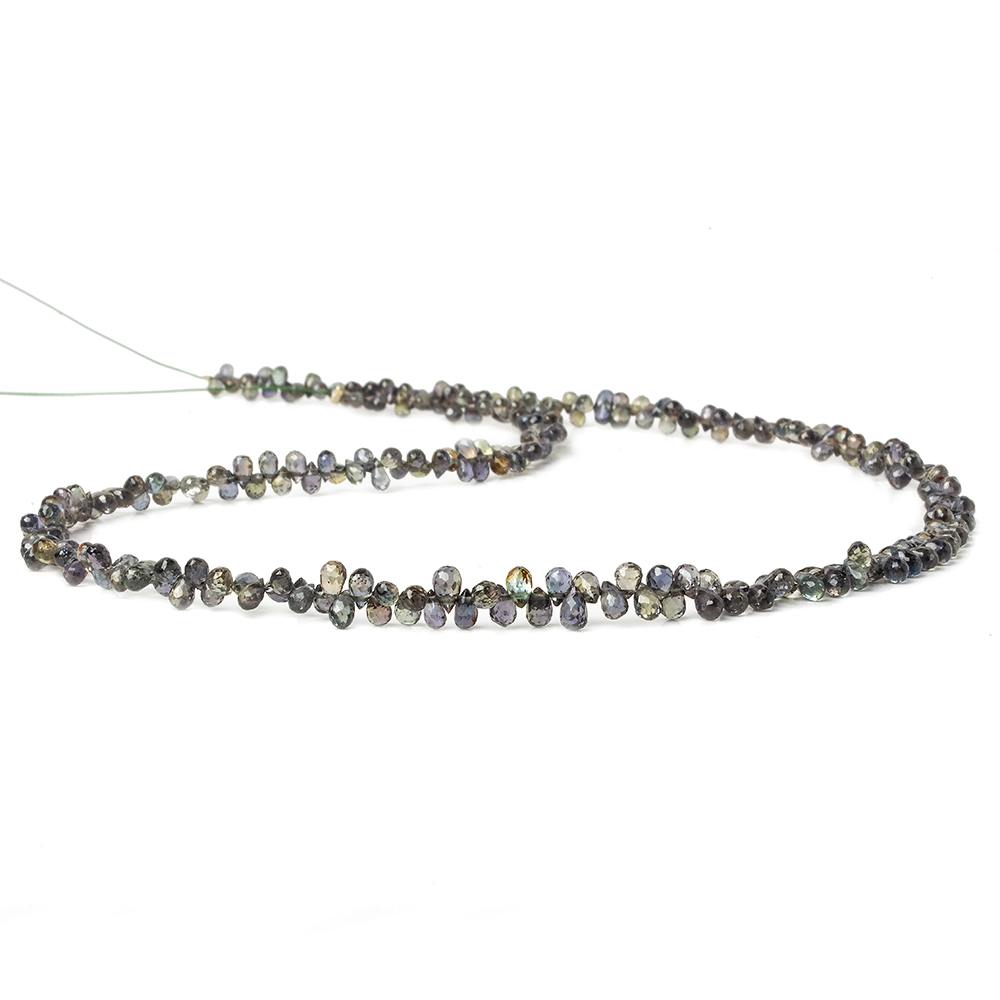3x2-4x3mm Color Change Sapphire Micro Tear Drop Briolette 16 inch 160 pieces - Beadsofcambay.com