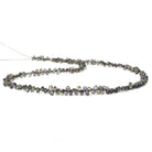 3x2-4x3mm Color Change Sapphire Micro Tear Drop Briolette 16 inch 160 pieces - Beadsofcambay.com