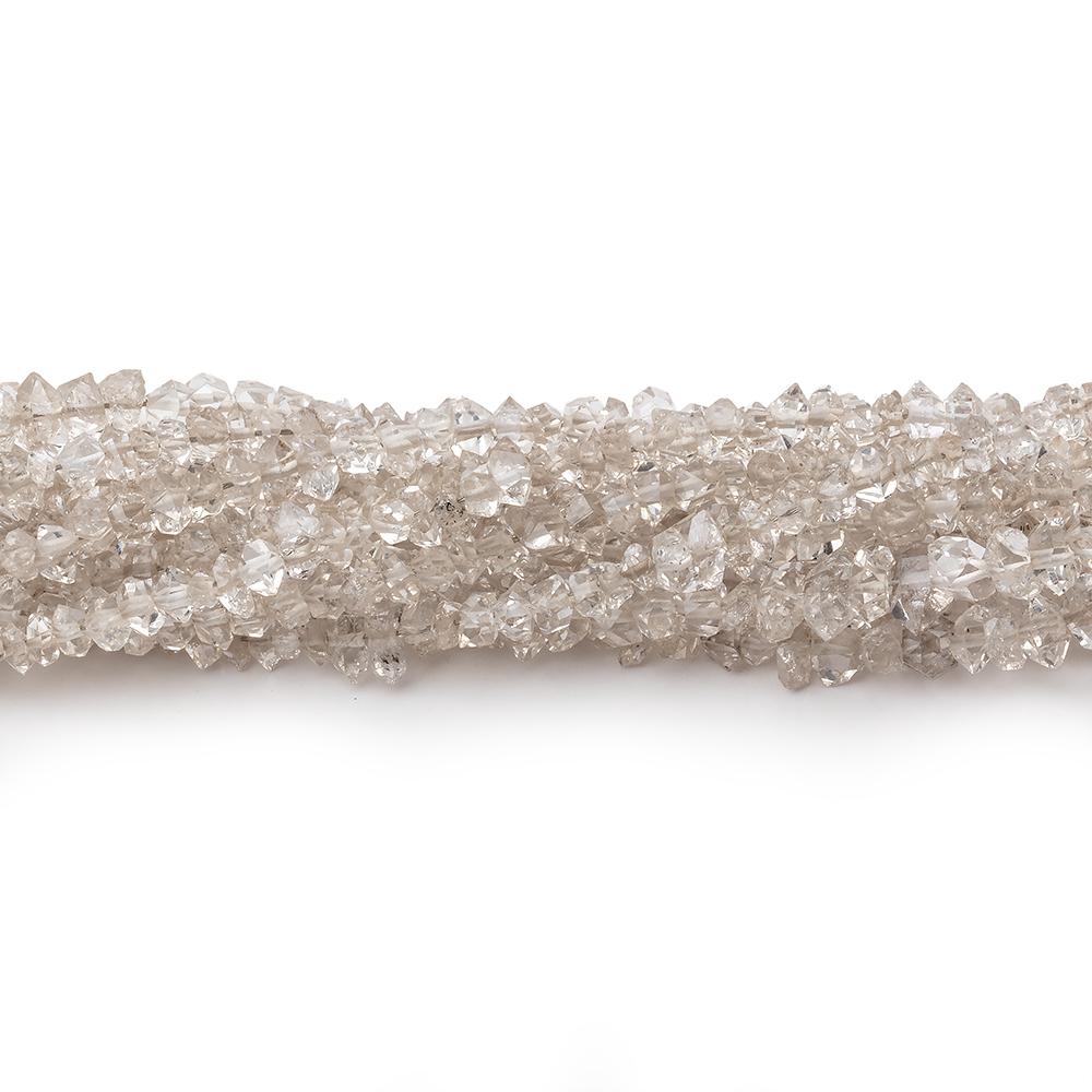 3x2-4x3mm Double Terminated Champagne Quartz 16 inch 150 beads