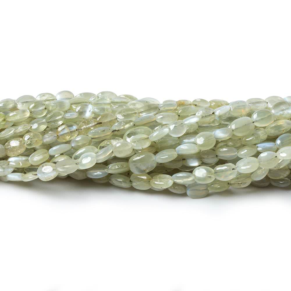 3x2-5x4mm Cat's Eye Chrysoberyl Beads Plain Oval 15.5 inches 87 pieces - Beadsofcambay.com