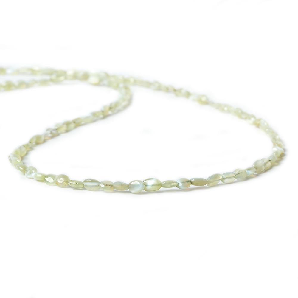 3x2-5x4mm Cat's Eye Chrysoberyl Beads Plain Oval 15.5 inches 87 pieces - Beadsofcambay.com