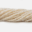 3x2.8mm Off White Center Drilled Baroque Freshwater Pearls 14 inch 245 pieces - Beadsofcambay.com