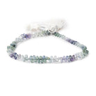 3x2mm Multi Color Sapphire Faceted Tear Drop Beads 8 inch 152 pieces - Beadsofcambay.com