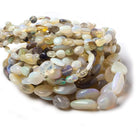 3x3-14x7mm Australian Opal plain nugget beads 18 inch 60 pieces - Beadsofcambay.com