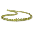 4-10.5mm Grossular Garnet faceted rondelles 18 inch 119 pieces AA - Beadsofcambay.com