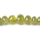 4-10.5mm Grossular Garnet faceted rondelles 18 inch 119 pieces AA - Beadsofcambay.com