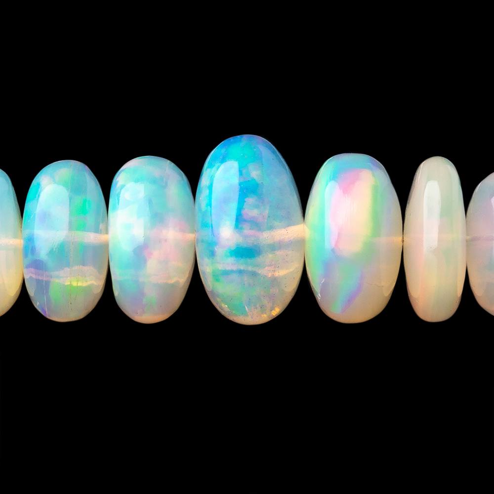 4-11mm Ethiopian Opal Plain Rondelle Beads 18 inch 123 pieces AAA - Beadsofcambay.com