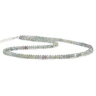 4-4.5mm Fancy Sapphire Plain Rondelles 18 inch 165 Beads AA - Beadsofcambay.com