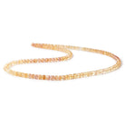 4-4.5mm Imperial & Precious Topaz Center Drilled Round Cabochons 18 inch 244 Beads - Beadsofcambay.com
