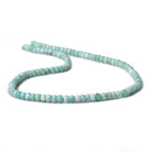 4-4.5mm Larimar plain rondelles 14 inch 115 beads A - Beadsofcambay.com