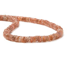 4-4.5mm Sunstone Heshi Beads 14 inch 260 pieces - Beadsofcambay.com