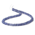 4-4.5mm Tanzanite plain square heshi beads 14 inch 215 pieces A - Beadsofcambay.com