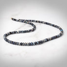 4-5.5 mm Blue Grey Australian Opal Plain Rondelles 18 inch 148 beads A - Beadsofcambay.com
