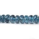 4-5.5mm Santa Maria Aquamarine Faceted Rondelles 16 inch 148 Beads AA - Beadsofcambay.com