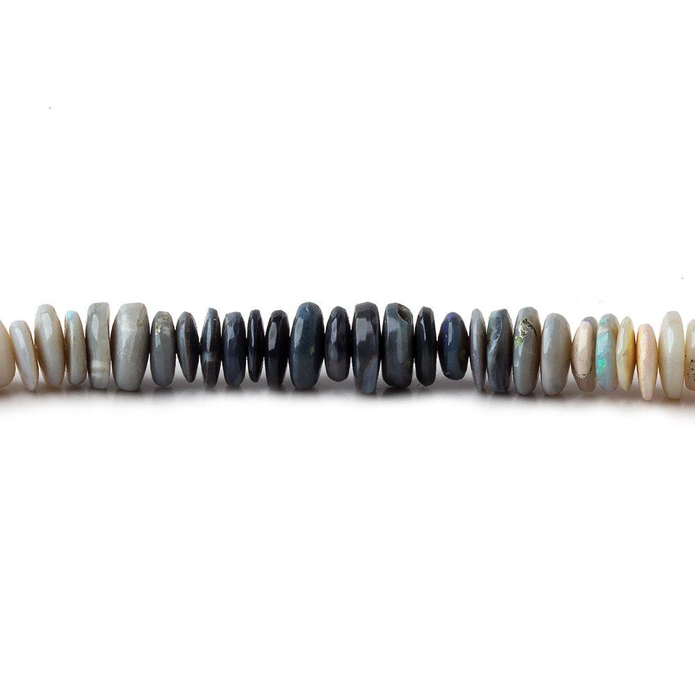 4-5mm Australian Opal Plain Heshi Beads 18 inch 290 pieces A - Beadsofcambay.com