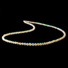 4-5mm Ethiopian Opal Faceted Round Beads 17 inch 117 pieces AAA - Beadsofcambay.com