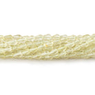4-5mm Lemon Quartz Straight Drilled Faceted Tear Drop Beads 14.5 inch 80 pieces - Beadsofcambay.com