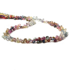 4-5mm Multi-Color Fancy Sapphire and Ruby Heart Briolette 17 inch 152 pieces - Beadsofcambay.com