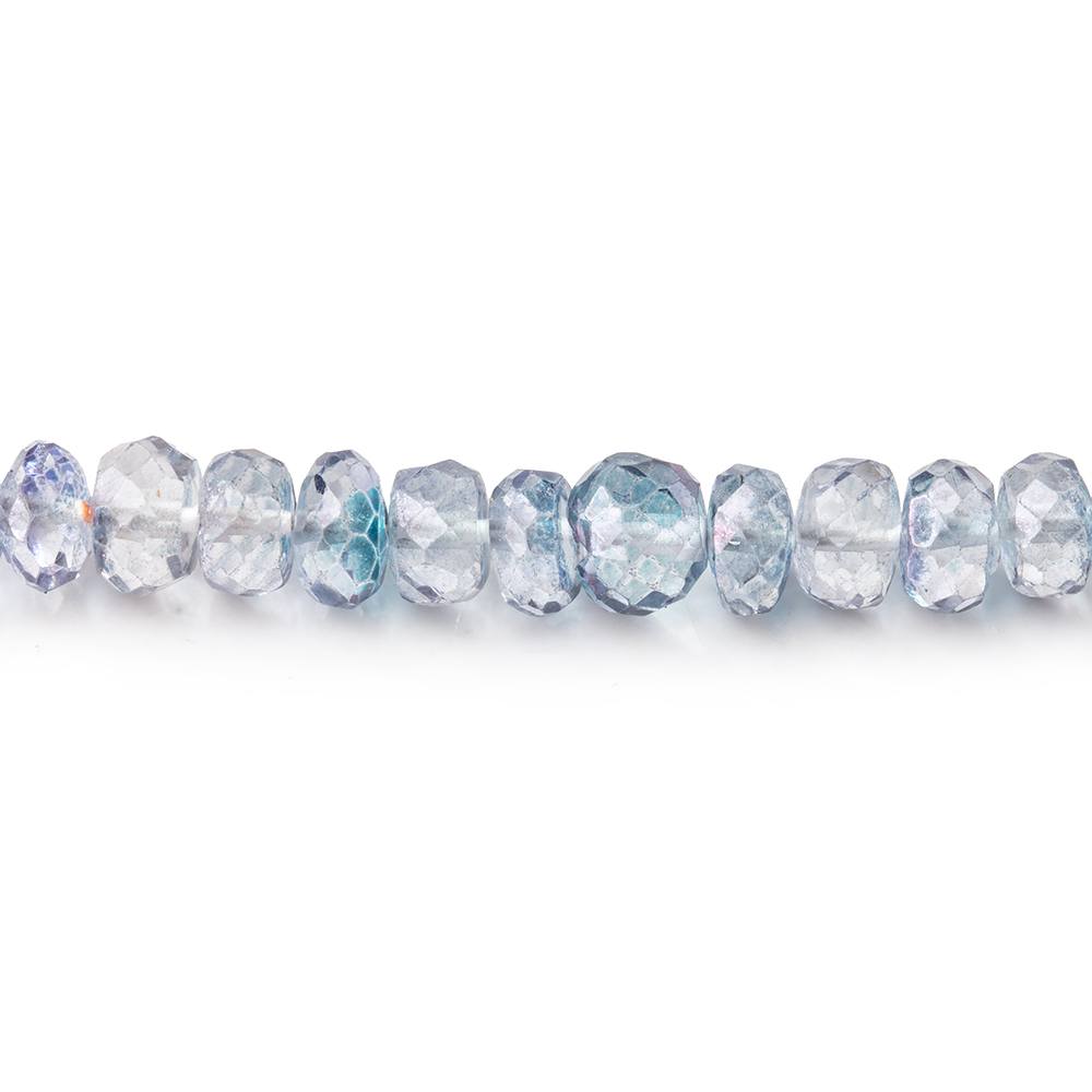 4-5mm Mystic Blue Topaz Faceted Rondelle Beads 8 inch 70 beads - Beadsofcambay.com