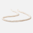 4-5mm Off White Off Round 2.5mm Large Hole Pearls 15 inch 105 pieces - Beadsofcambay.com