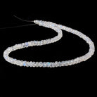 4-5mm Rainbow Moonstone Faceted Rondelle Beads 14 inch 110 pieces AA - Beadsofcambay.com
