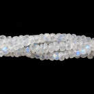 4-5mm Rainbow Moonstone Faceted Rondelle Beads 14 inch 110 pieces AA - Beadsofcambay.com
