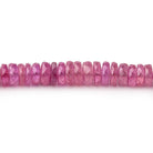 4-5mm Ruby Faceted Heshi Beads 18 inch 295 pieces AA - Beadsofcambay.com